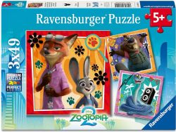 RAVENSBURGER CASSE-TÊTE 3 X 49 PIÈCES - ZOOTOPIA 2 - UNE NOUVELLE MISSION #12004369